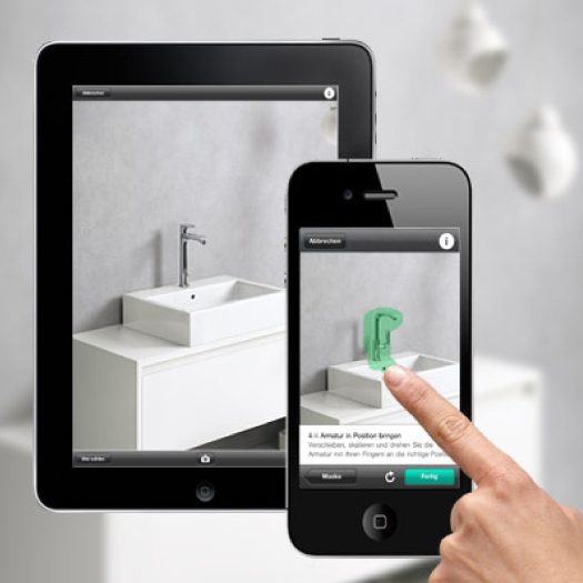 An app that brings your dream bathroom or kitchen to life