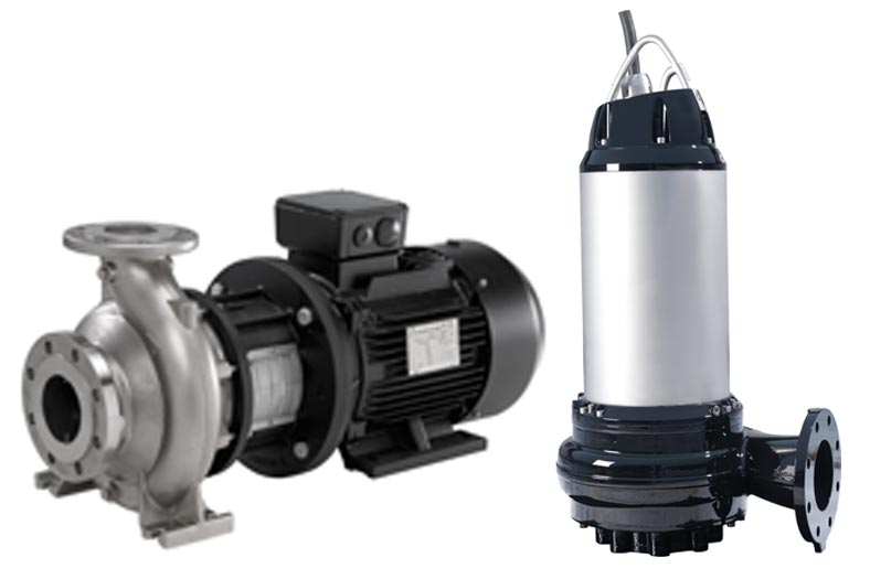 High-power pumps for high-rise buildings