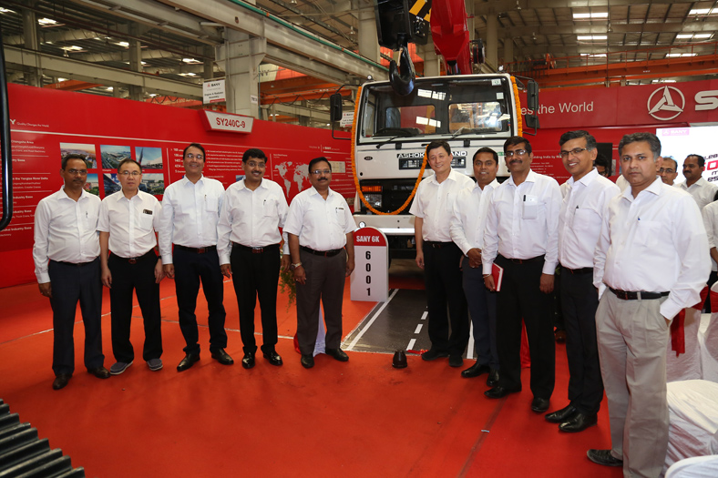 SANY rolls out 6000th machine from Chakan plant