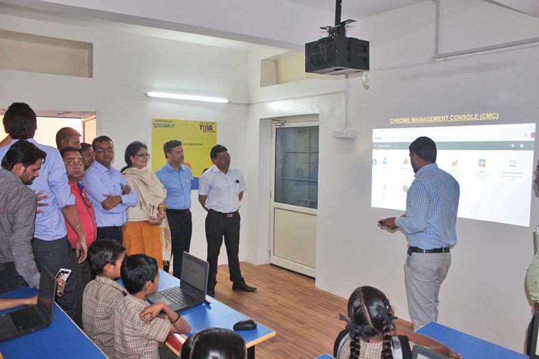 Duravit India converts rural school into smart school