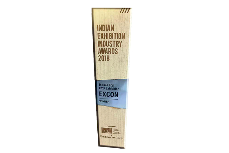 EXCON awarded “Top B2B Exhibition in India”