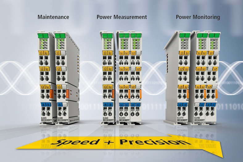 EtherCAT Terminals for mains monitoring, process control and power monitoring