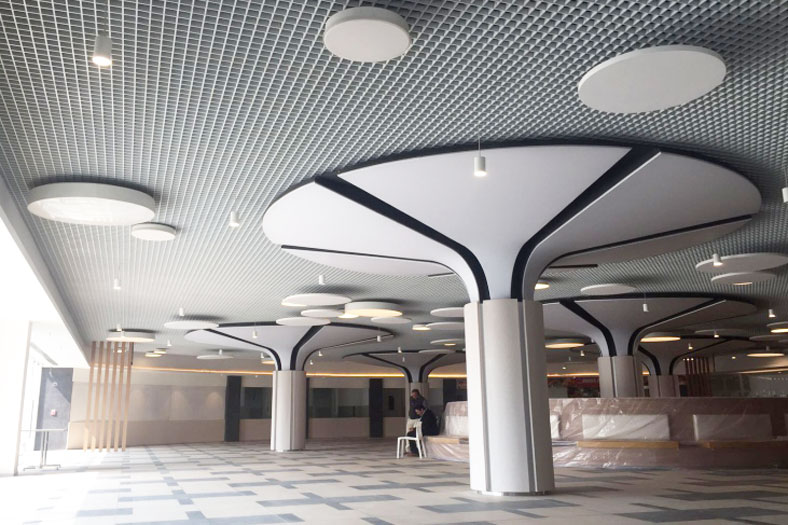 Open Cell Ceilings Blend With Design Aesthetics Ace Update Magazine