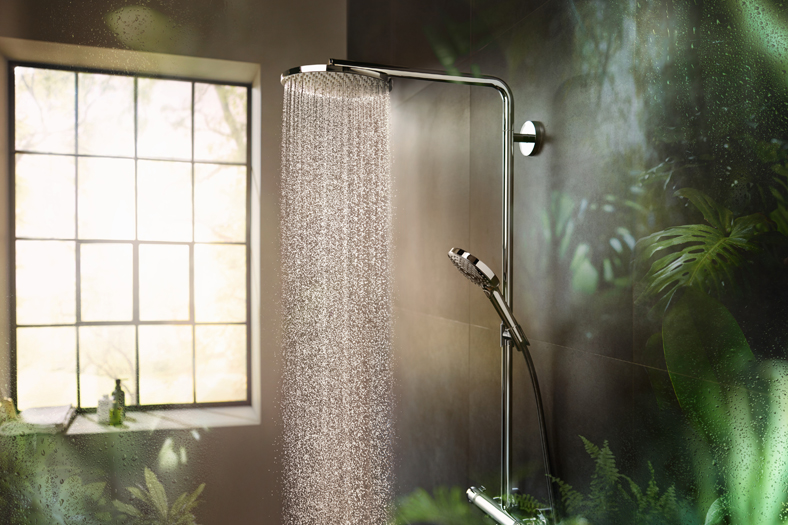 hansgrohe enhancing shower experience with PowderRain spray