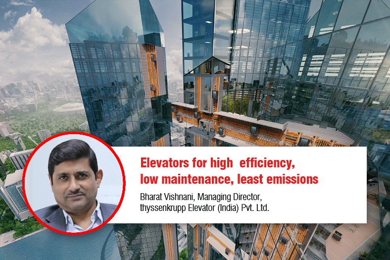 Elevators for high  efficiency, low maintenance, least emissions