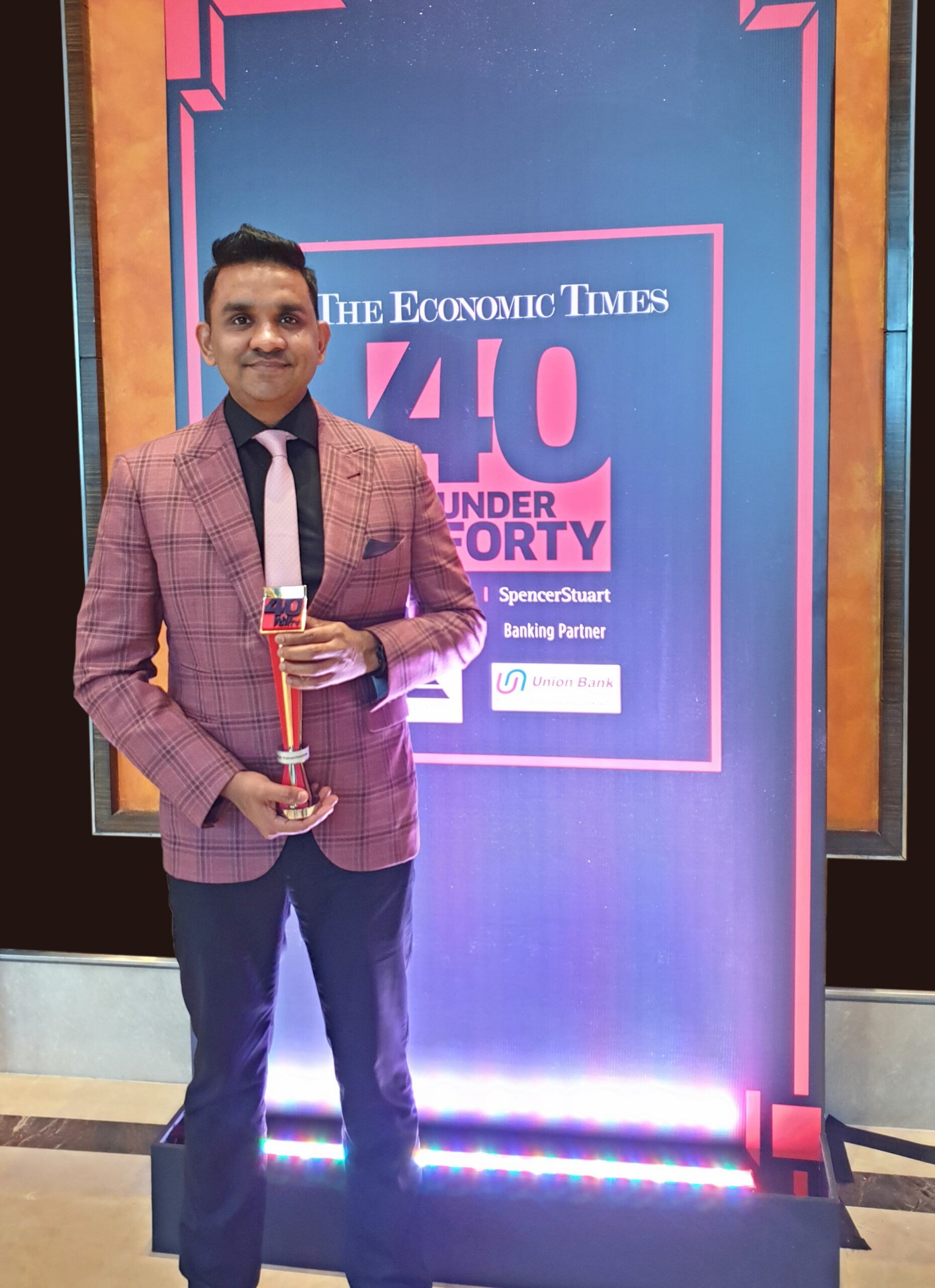 Ashok Ramachandran, bags 40 under Forty Young Leader Award 2019