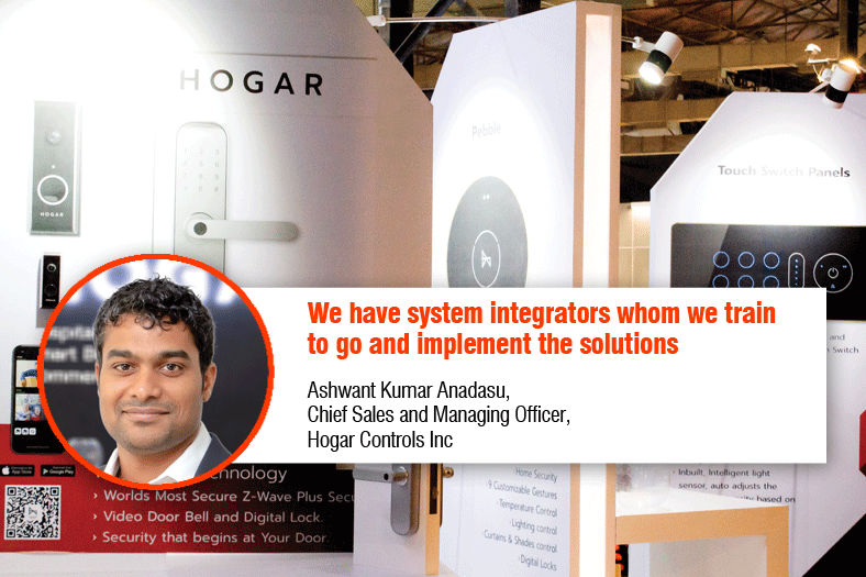 We have system integrators whom we train to go and implement the solutions