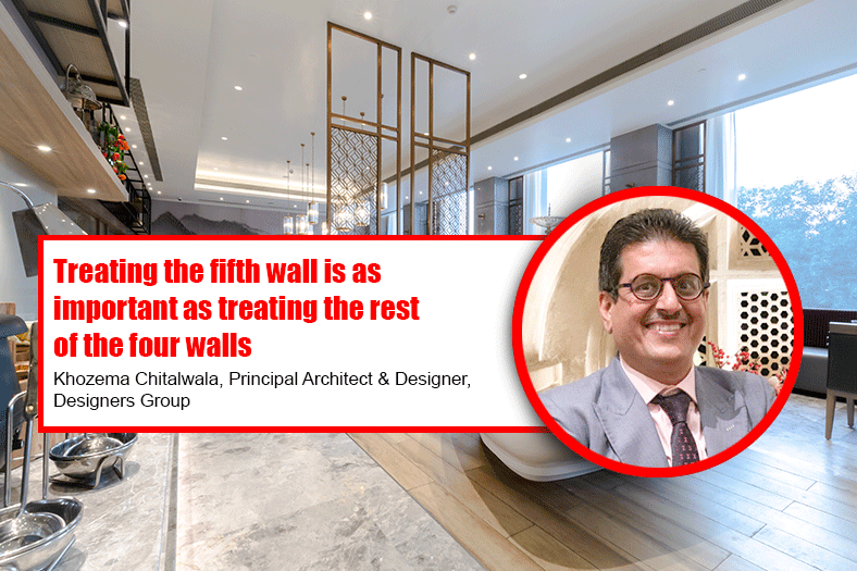 Treating the fifth wall is as important as treating the rest of the four walls
