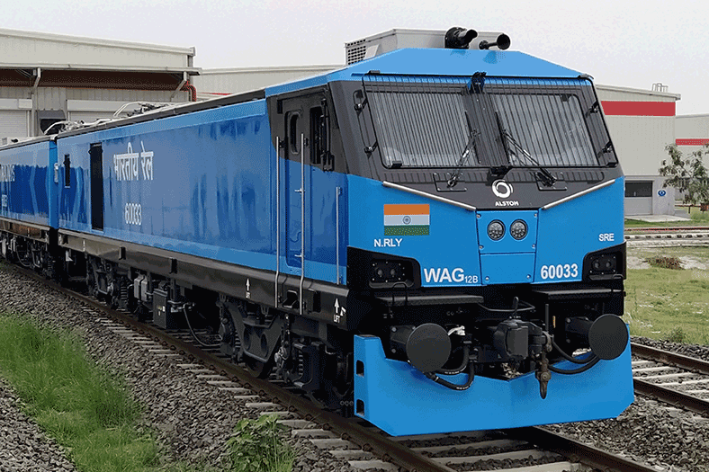 Alstom builds electric locomotives for Indian Railways