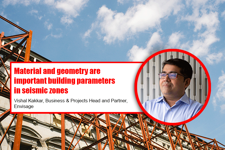 Material and geometry are important building parameters in seismic zones