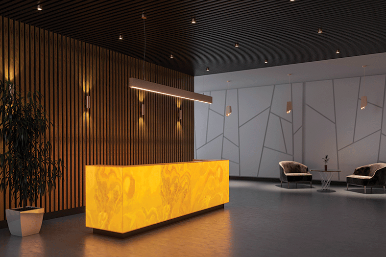 CMC introduces translucent porcelain slabs