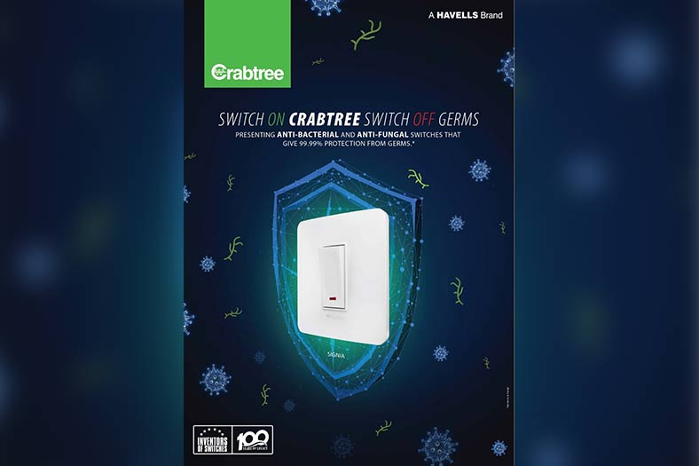 Havells launches anti-bacterial switch range for a healthy home
