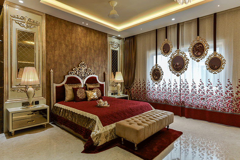 An infusion of Moroccan royalty with traditional Indian design