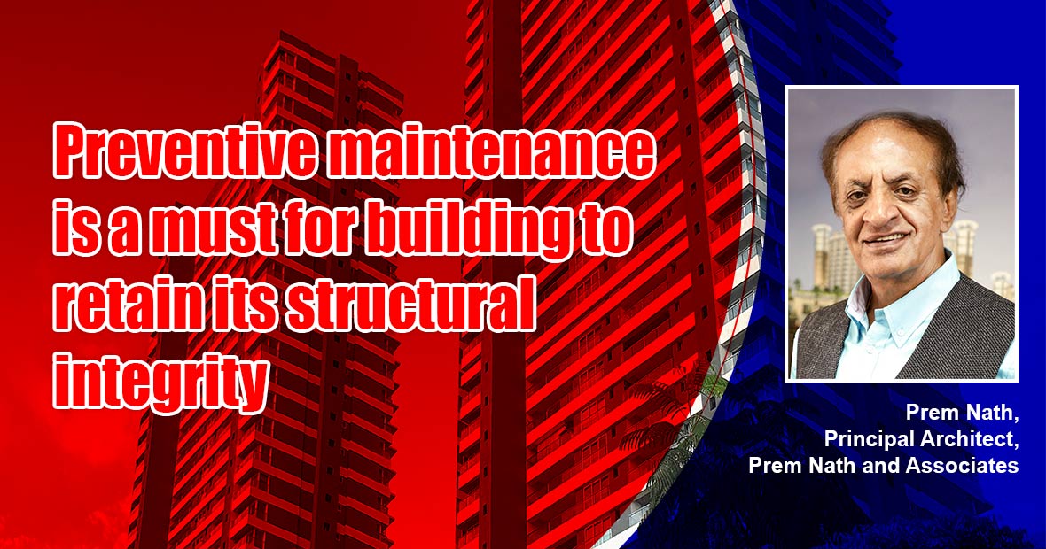 Preventive maintenance is a must for building to retain its structural integrity