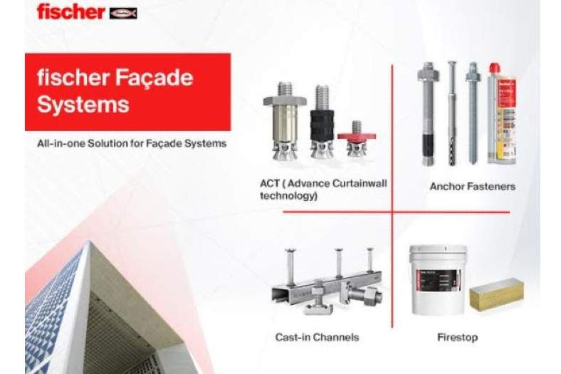 fischer India launches all-in-one solutions for façade systems