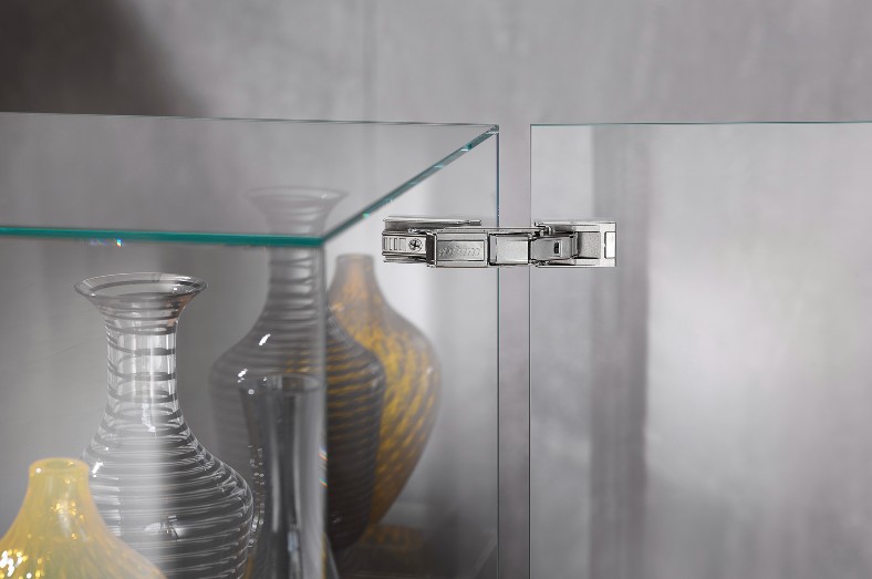 The Cristallo Hinge by BLUM for Crystal Clear Designs