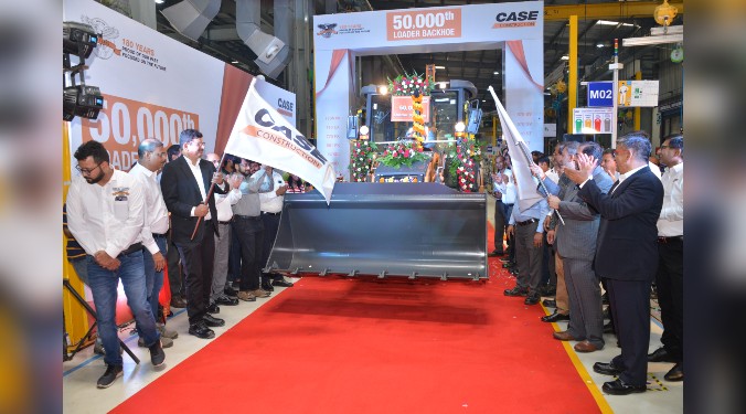 CASE India crosses production milestone of 50,000th Loader Backhoe in India