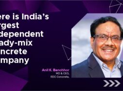 Here is India’s largest independent ready- mix concrete company