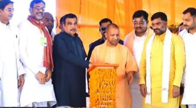 Nitin Gadkari lays foundation stones of 9 NH projects