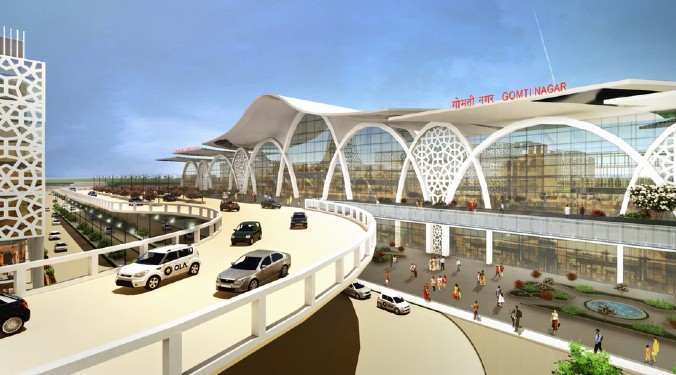 CP Kukreja Architects’ Design for the Redevelopment of Lucknow’s Gomti Nagar Railway Station