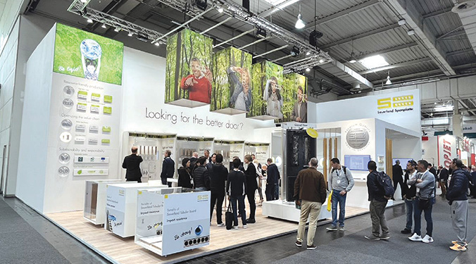 Sauerland Spanplatte showcases sustainable door solutions at the LIGNA fair