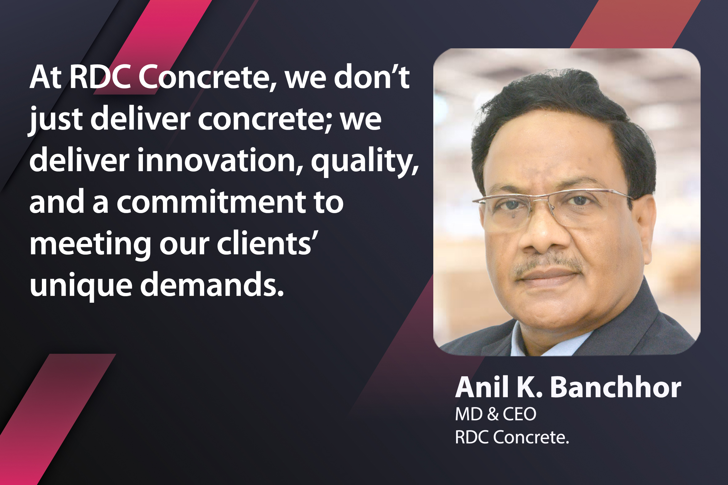 RDC Concrete is leading the way in customised RMC solutions