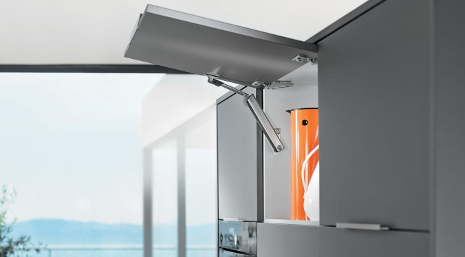 Transform wall cabinets with Blum’s AVENTOS lift up systems
