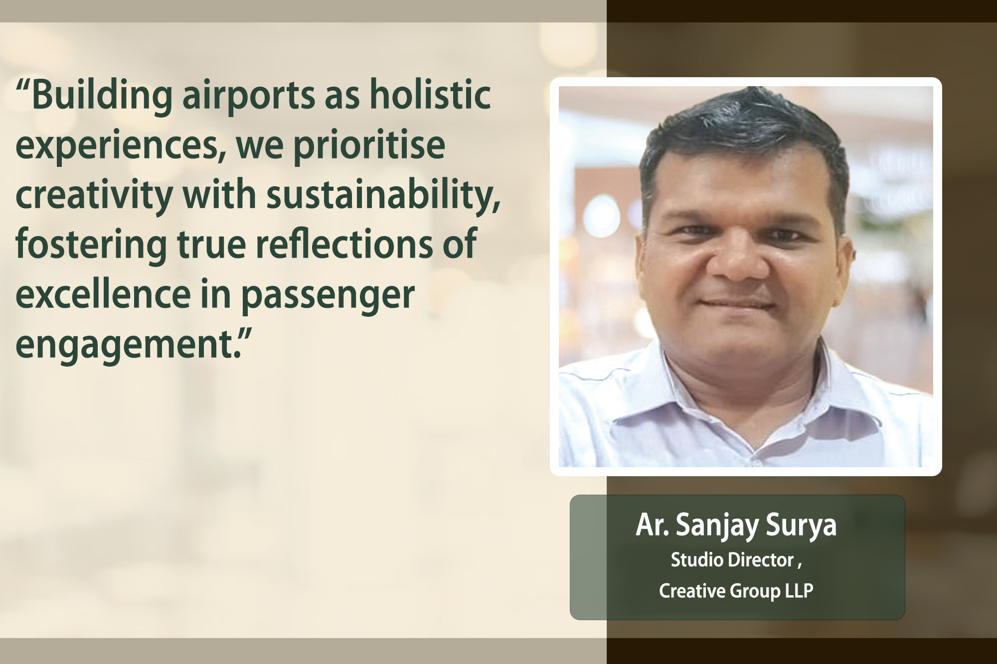 The fusion of creativity and technology in airport transformation