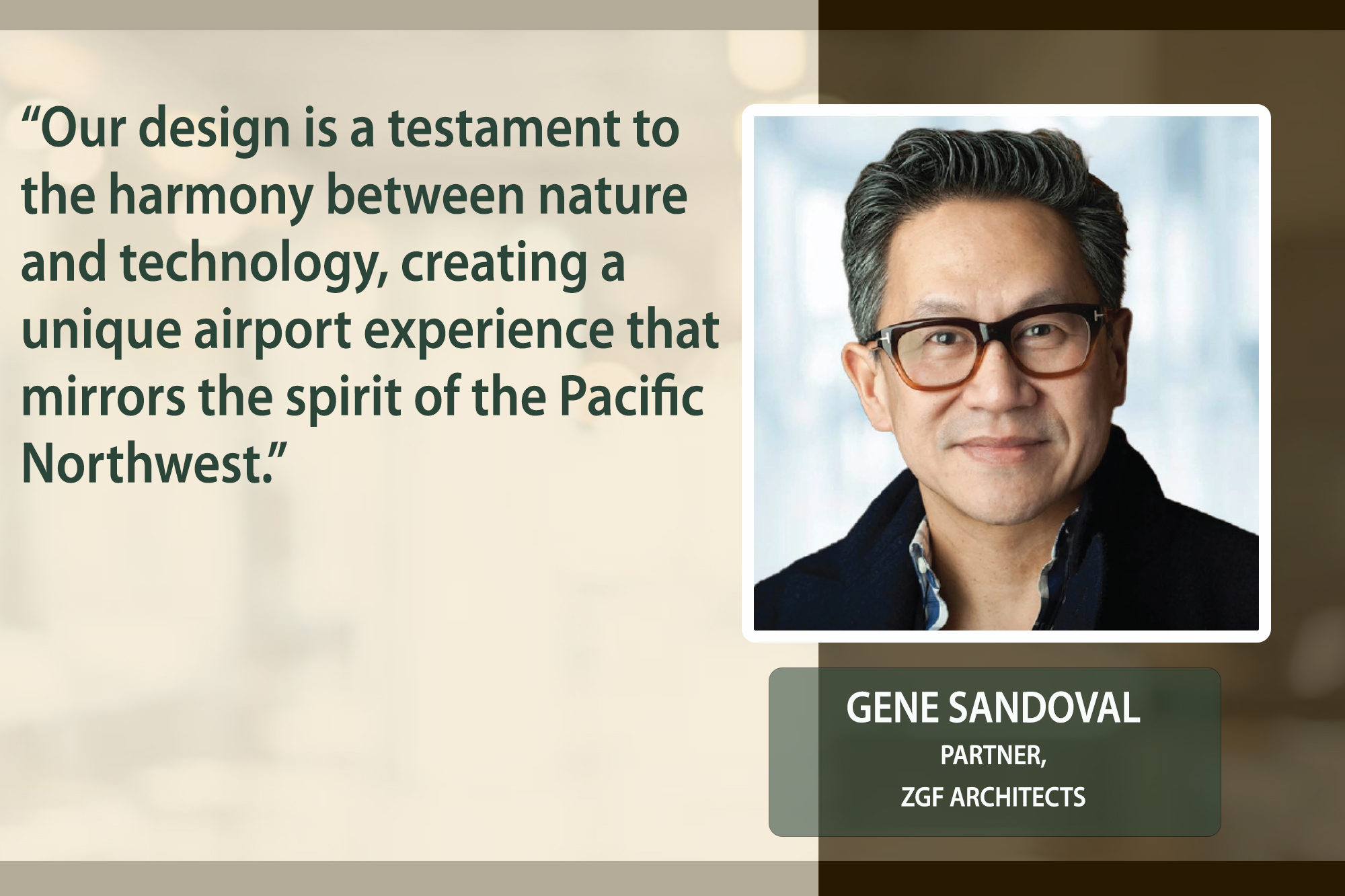 Experience the symphony of sustainability and elegance at PDX airport