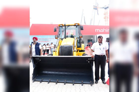 Mahindra's construction equipment launch at EXCON _ ACE