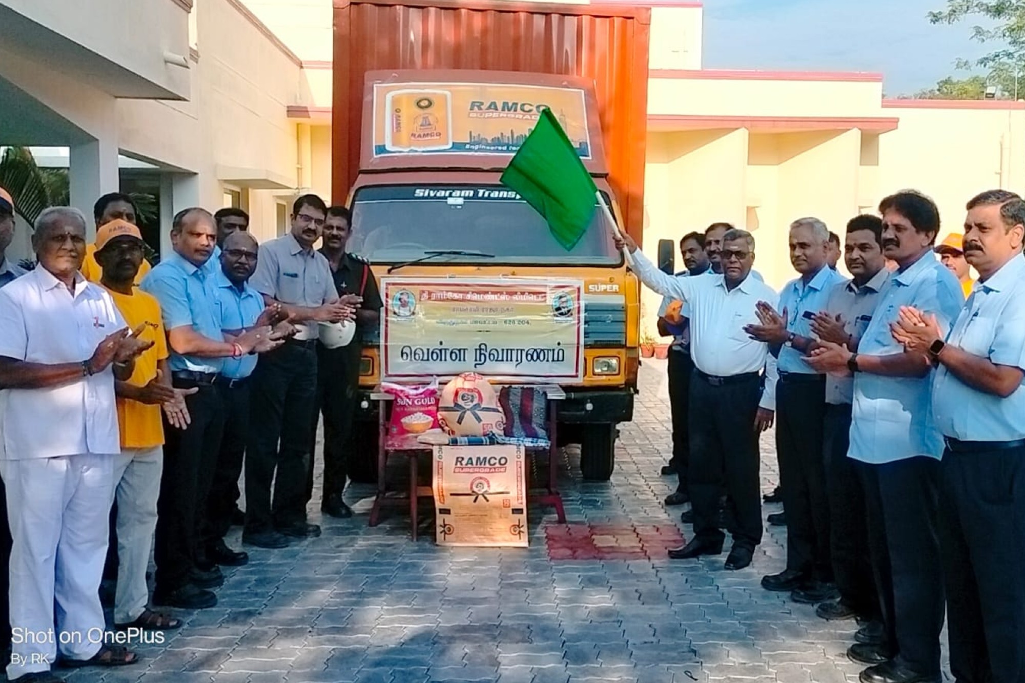 RAMCO cement’s flood relief measure in Thoothukudi