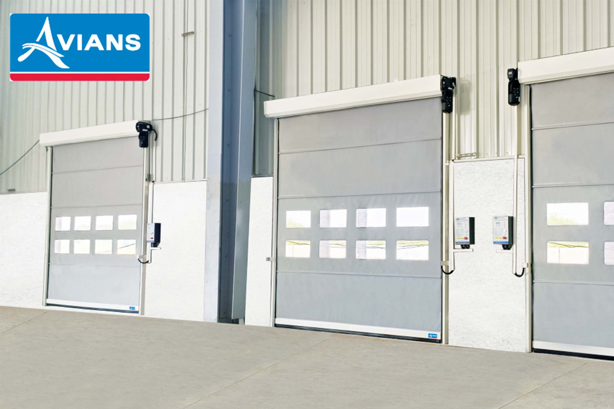 Avians high speed doors for fast, efficient and smart entrance solutions