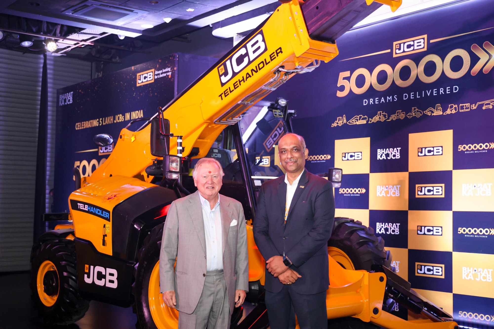 JCB India achieves milestone rolling 500,000th construction equipment