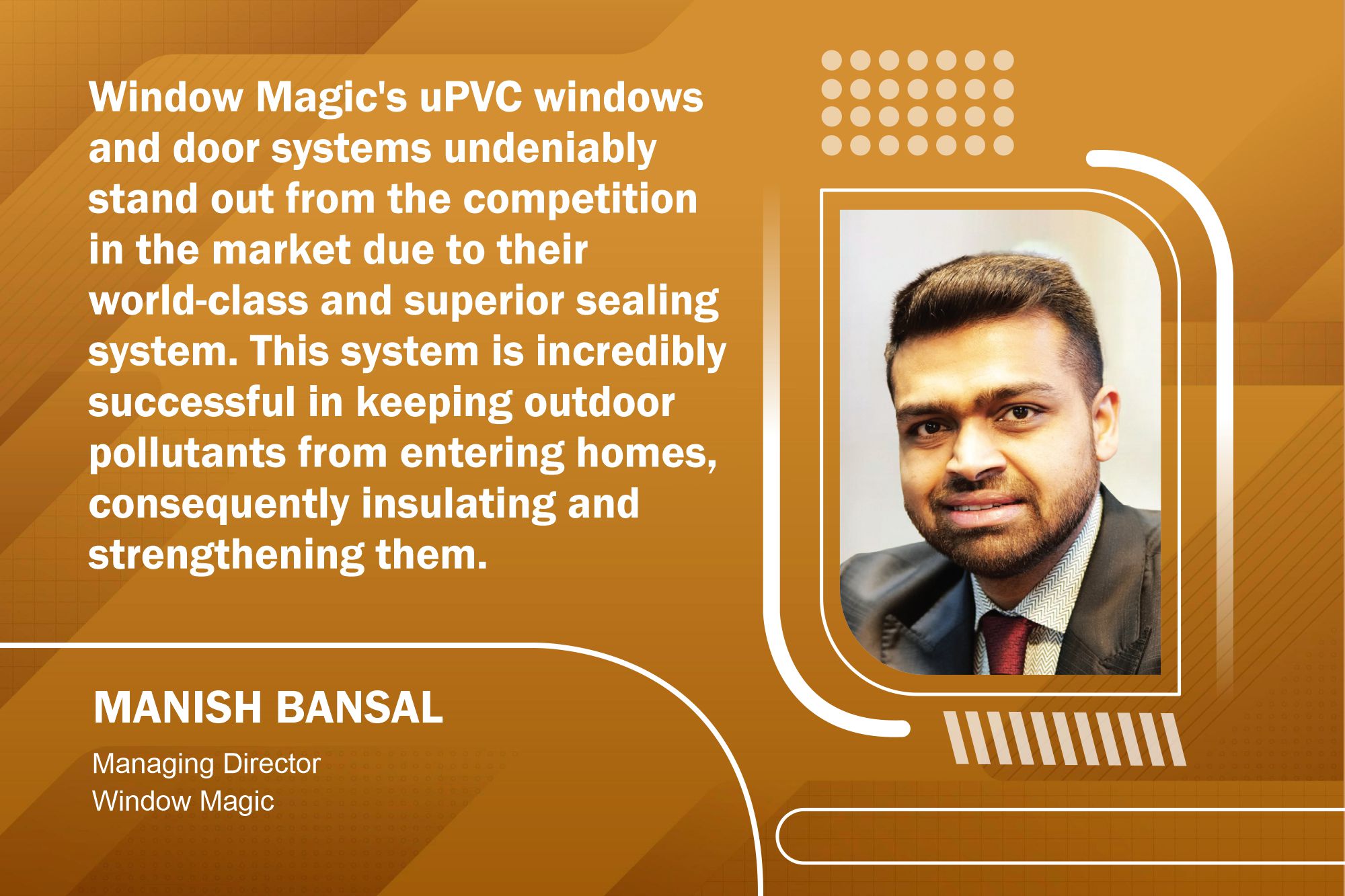 Window Magic uPVC Windows superior sealing and pollutant protection