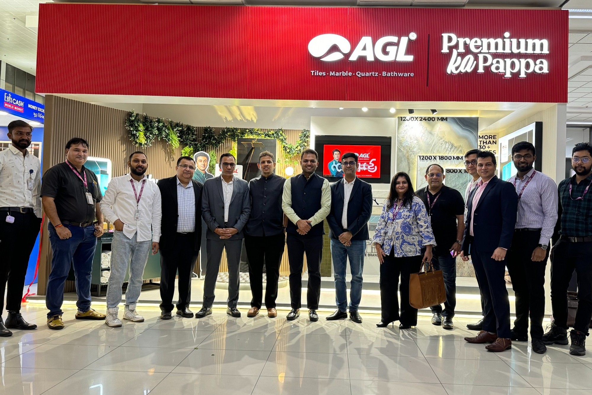 AGL premium experience gallery at Ahmedabad Airport