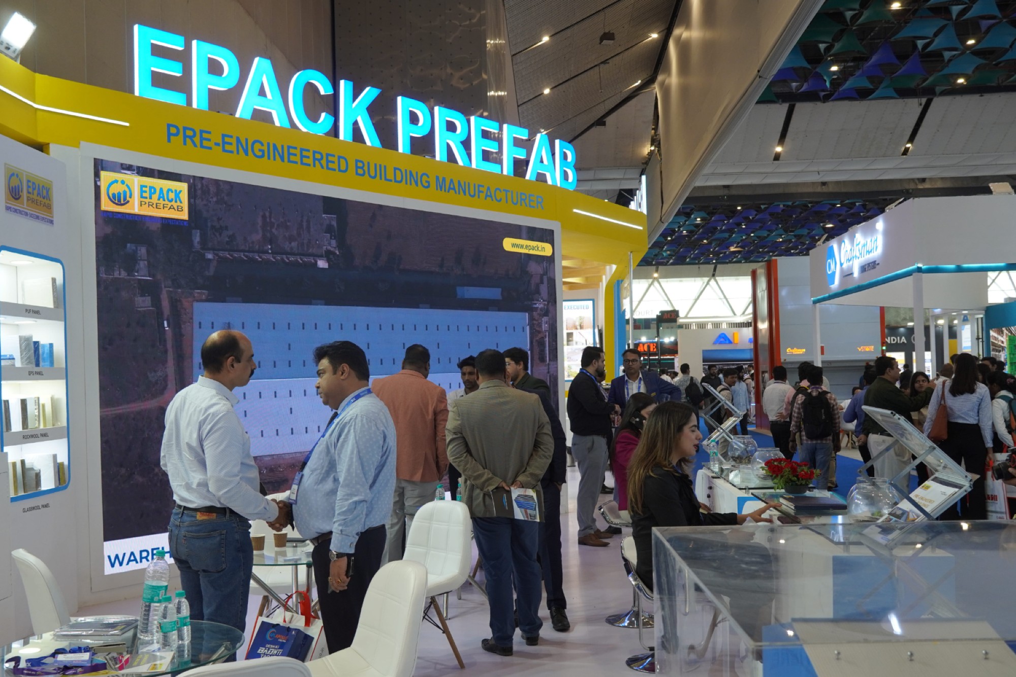 EPACK Prefab exhibits innovations at India Warehousing Show