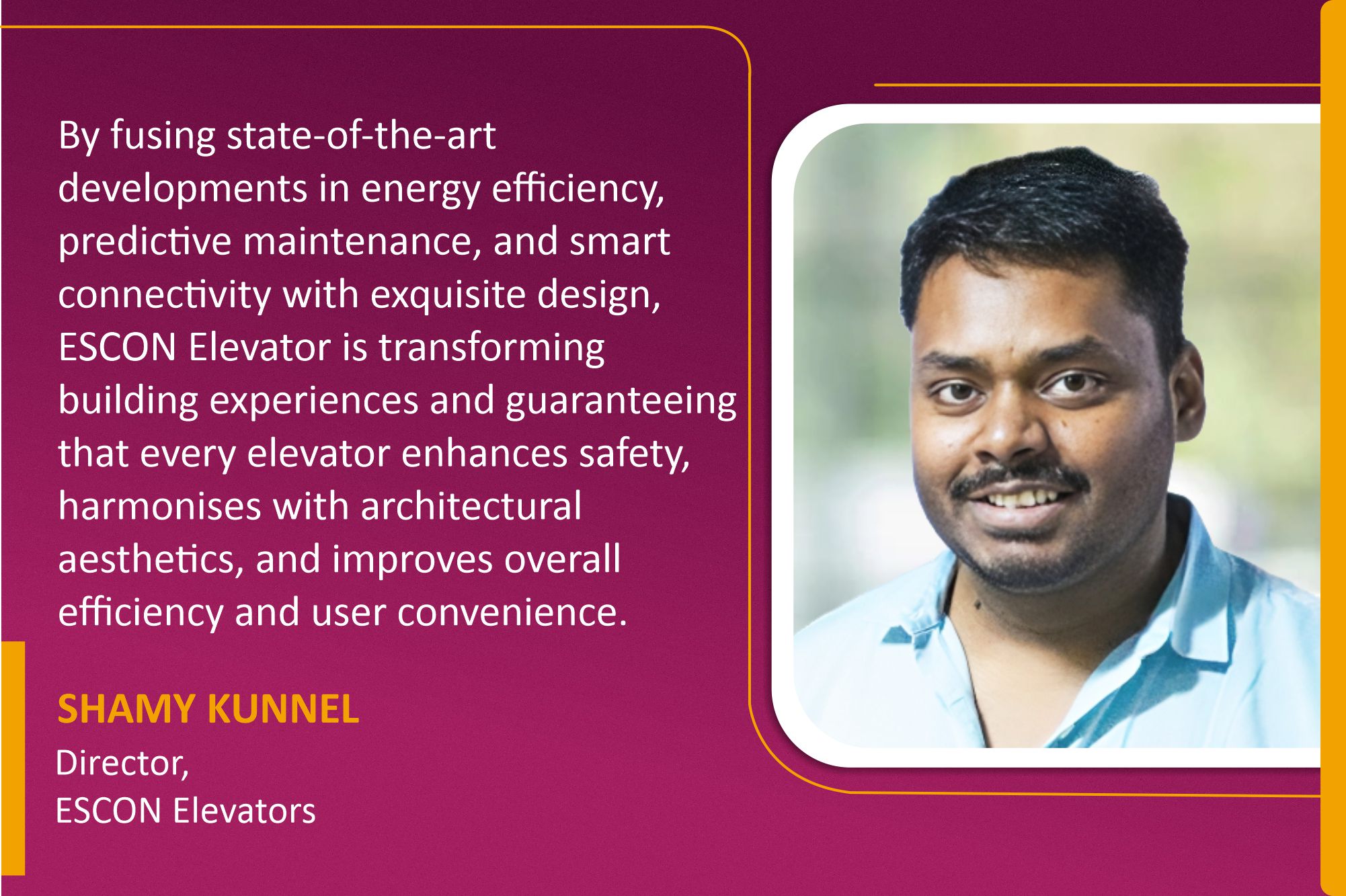 Merging innovation and design for smarter, safer elevators