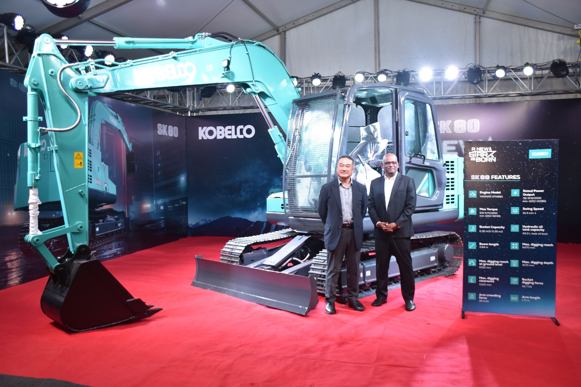 Kobelco introduces the SK80 Excavator