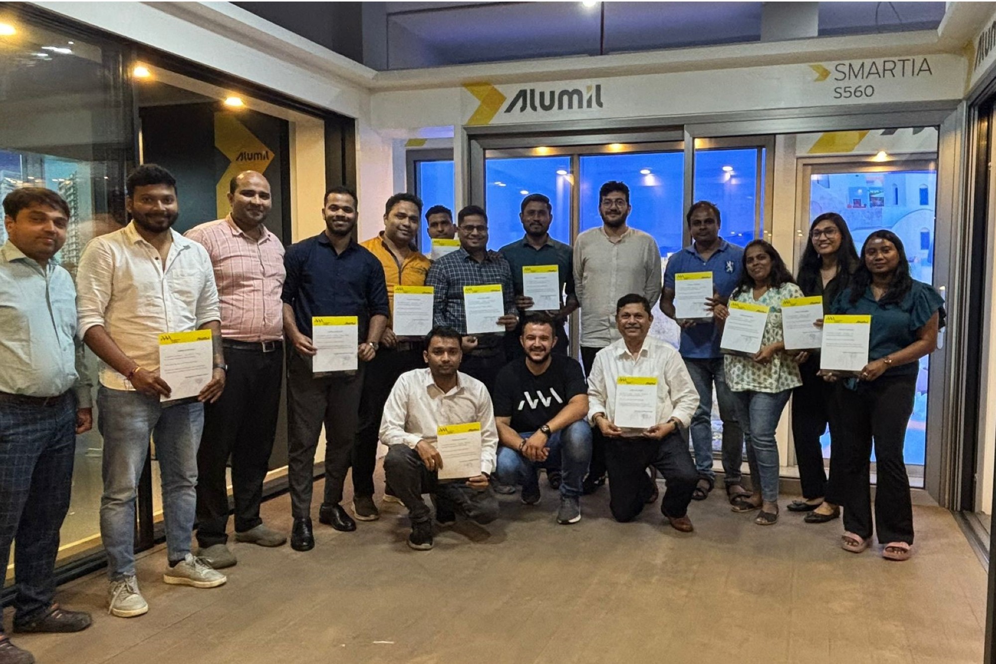 Alumil India and AAA uplifts fabricators’ skills with aluminium frame training