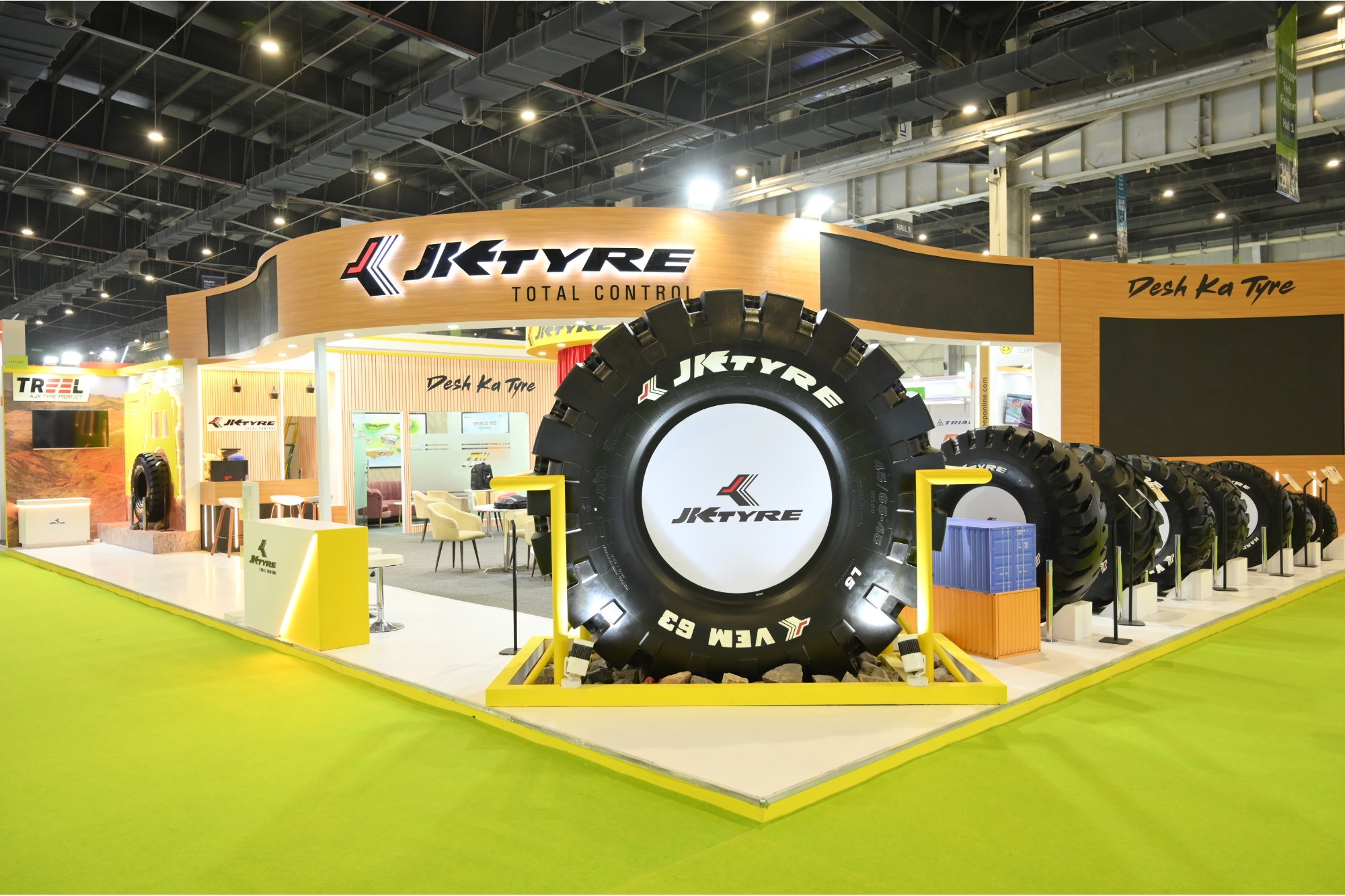 JK Tyre launches advanced OTR Tyres at bauma