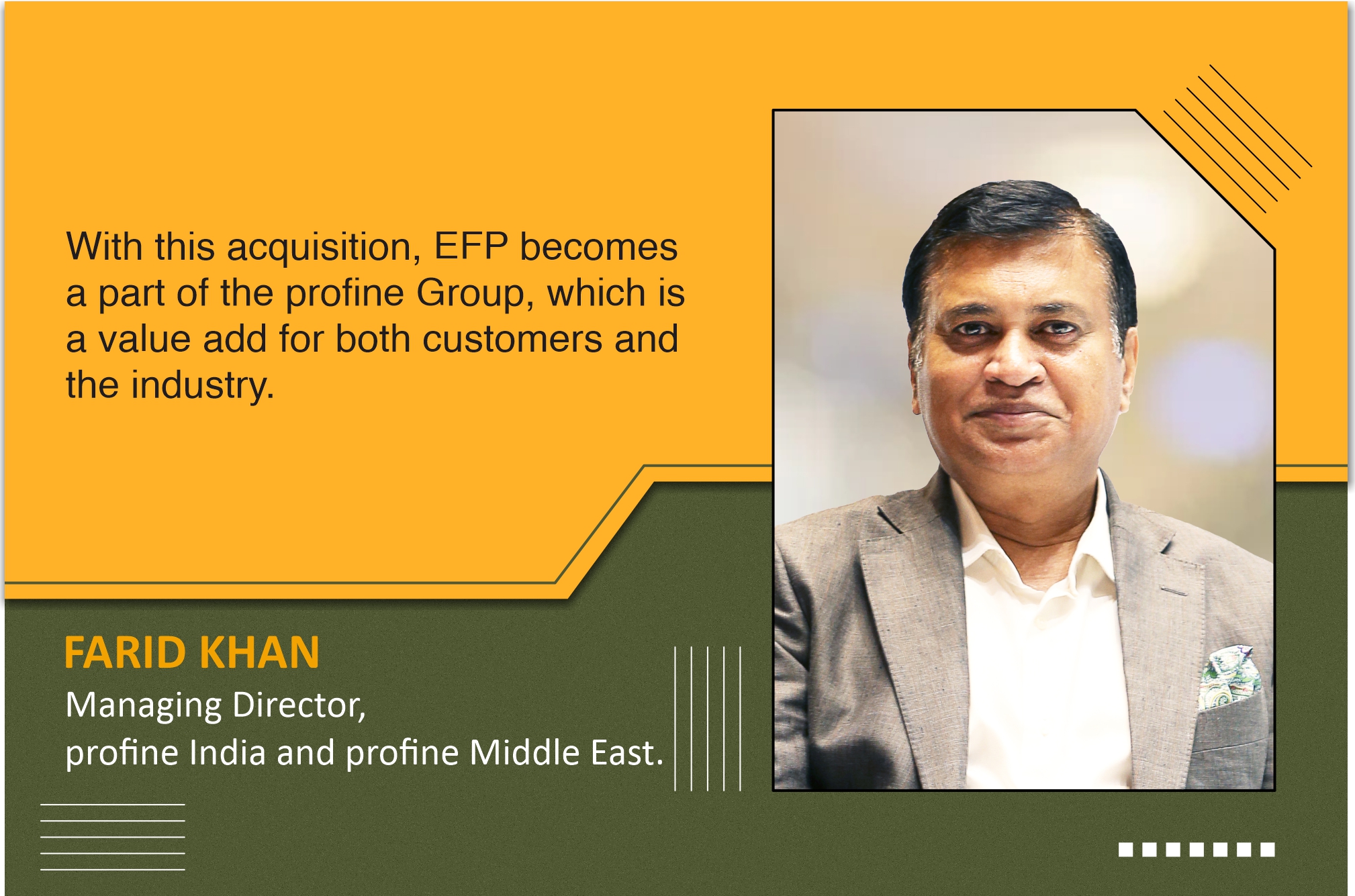 profine Group expands its footprint into the facades segment with EFP’s acquisition