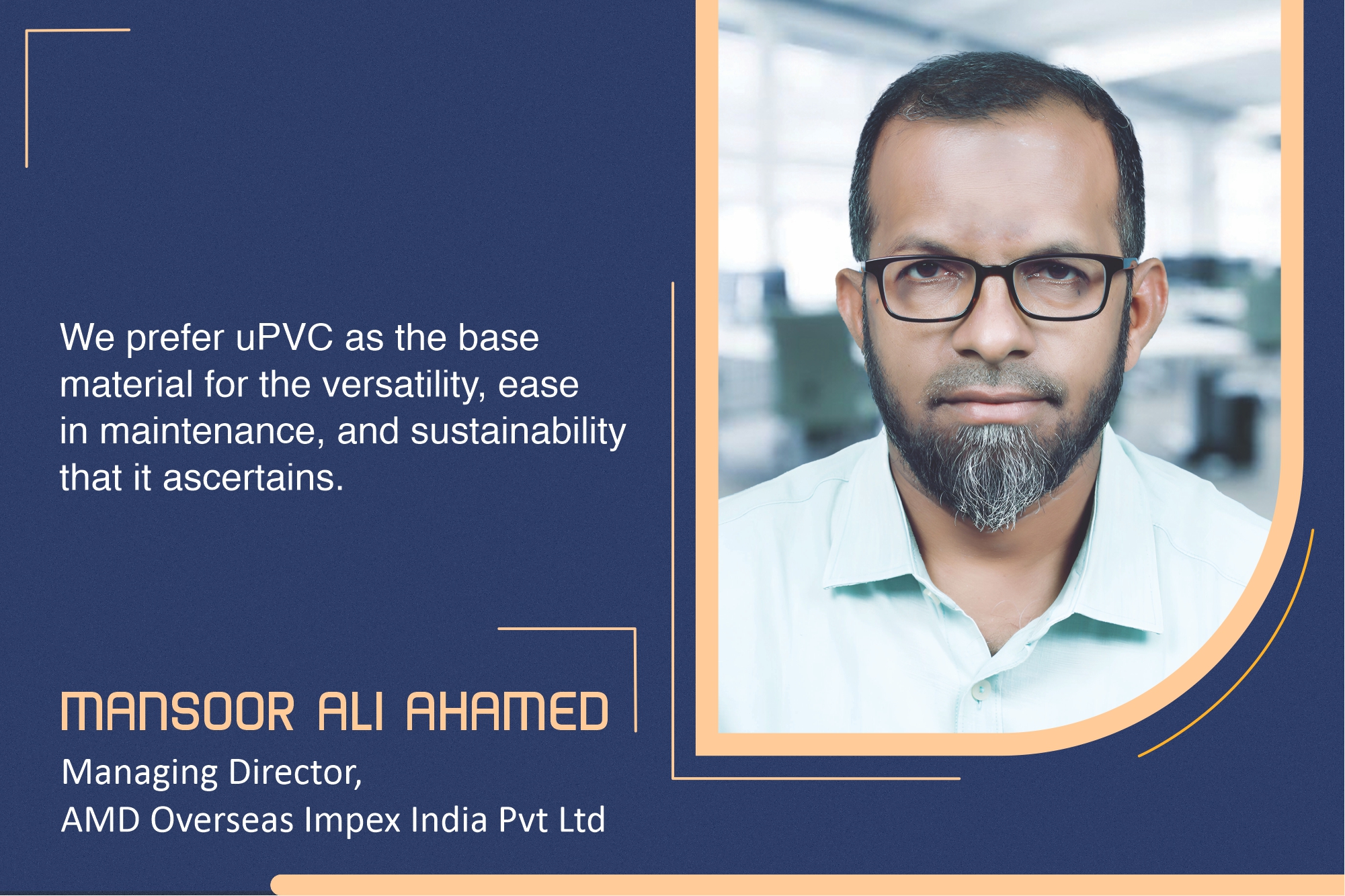 uPVC is the preferred choice for enhancing building performance