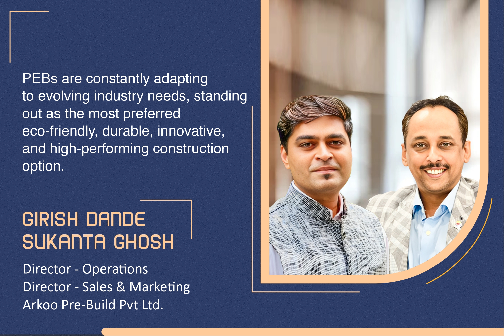 PEB to be the face of modern construction