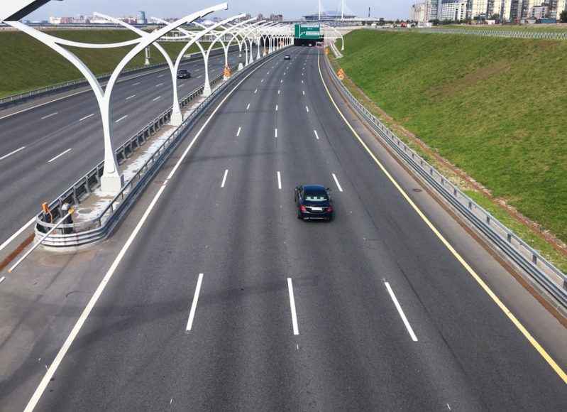 4 lane road Project