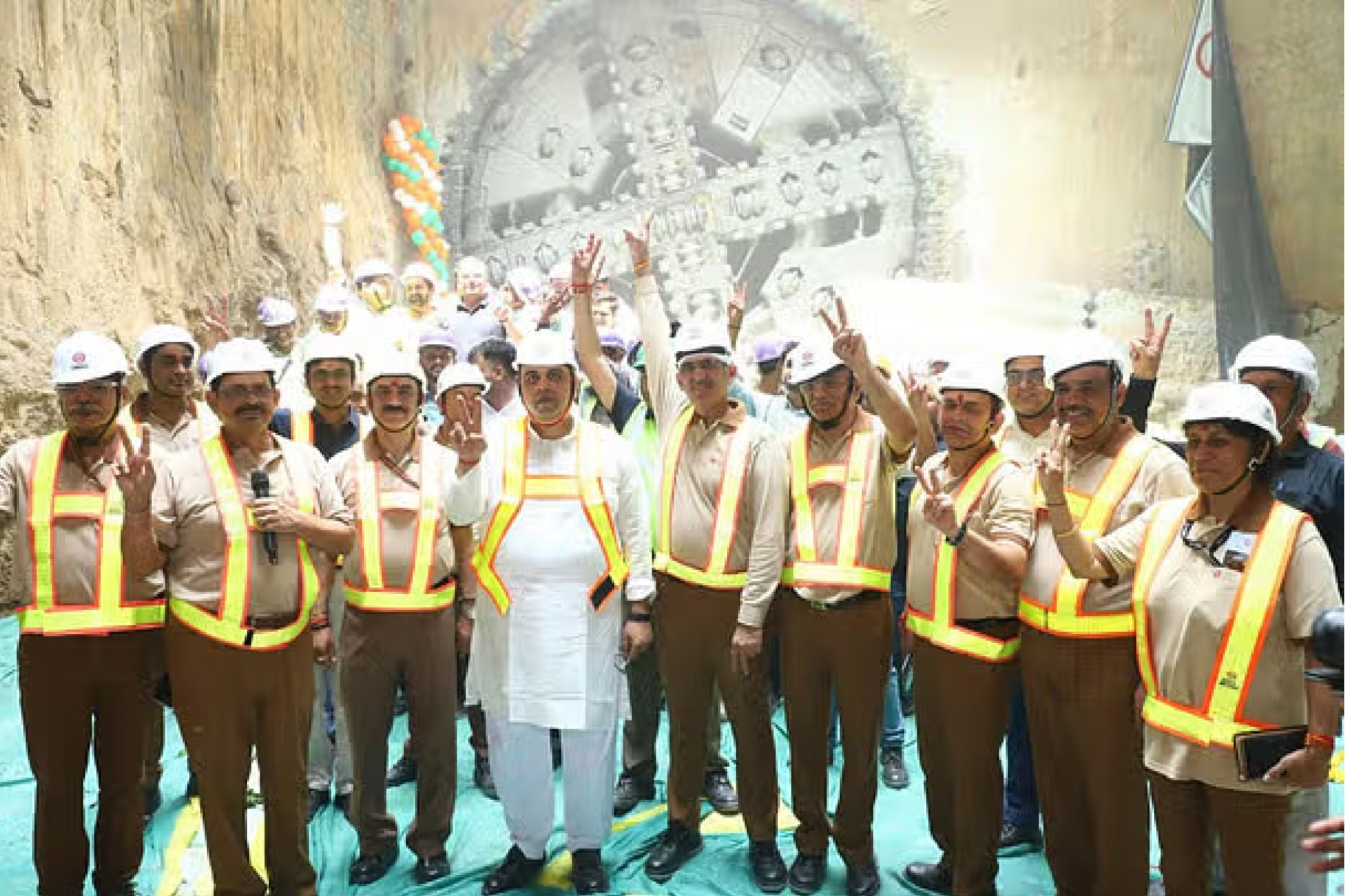 Major breakthrough on the Golden Line as Delhi Metro completes 792-meter tunnel