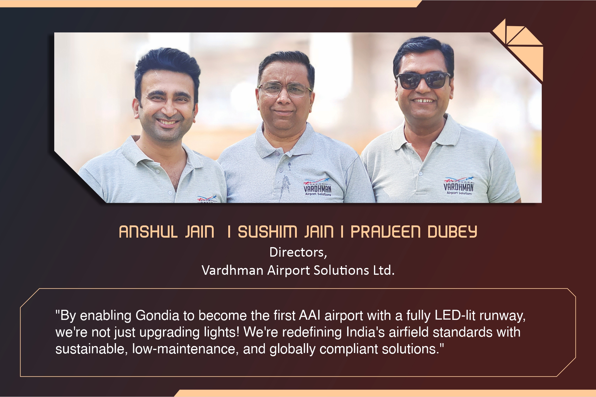 Gondia Airport leads the way in LED runway lighting